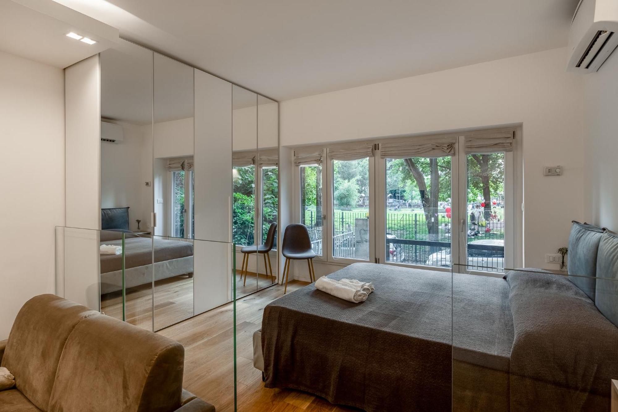 Appartamento In Centro Vista Parco - Biancospino Apartments ميلان المظهر الخارجي الصورة